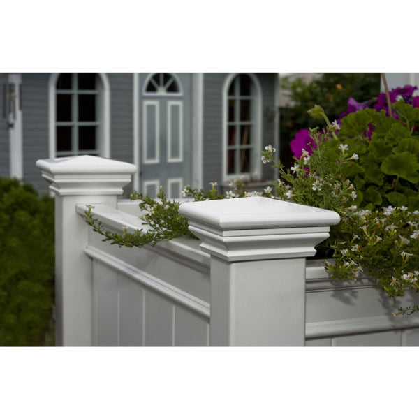 Elevated Planter Raised Grow Bed in White Vinyl - Deals Kiosk