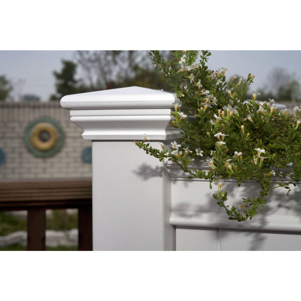 Elevated Planter Raised Grow Bed in White Vinyl - Deals Kiosk