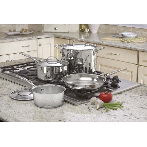 7-Piece Oven Safe Stainless Steel Cookware Set - Deals Kiosk