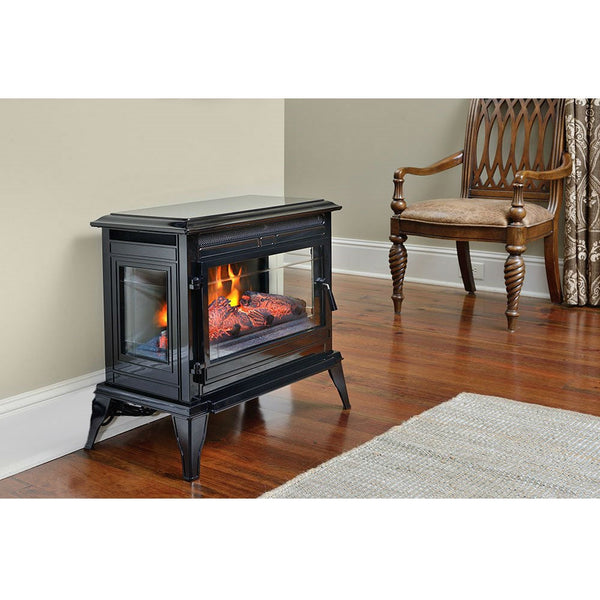Black Portable Electric Fireplace Stove Infrared Heater - Deals Kiosk