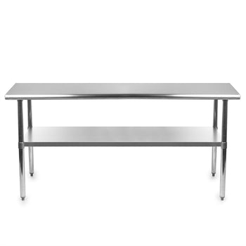 Heavy Duty 72 x 24 inch Stainless Steel Kitchen Restaurant Prep Work Table - Deals Kiosk