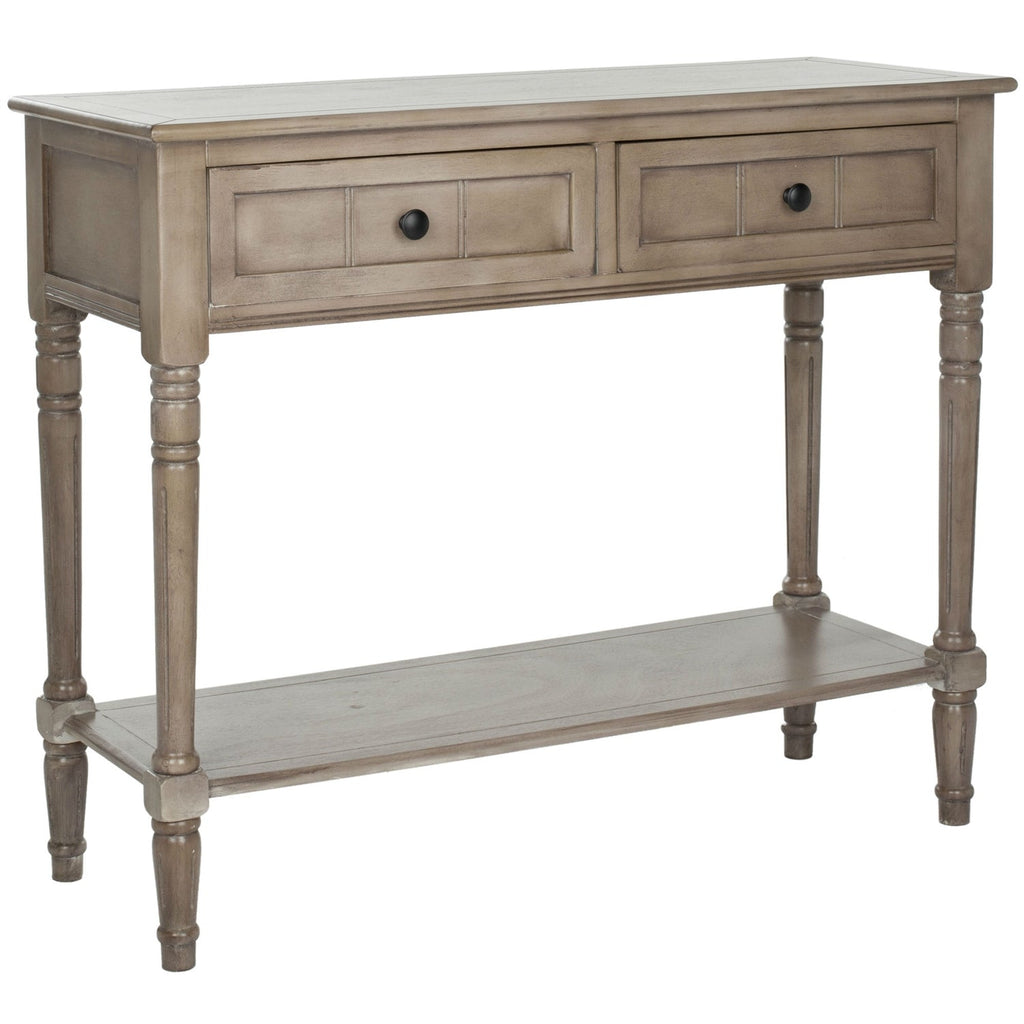 Console Accent Table Traditional Style Sofa Table in Distressed Cream - Deals Kiosk