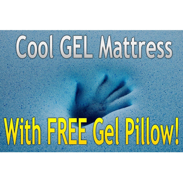 CAL King size 13-inch Thick 5lb High Density Memory Foam Mattress - Deals Kiosk