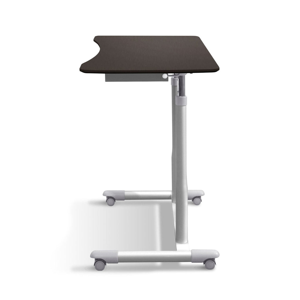 Espresso Adjustable Height Sitting or Standing Desk Stand Up Computer Table - Deals Kiosk