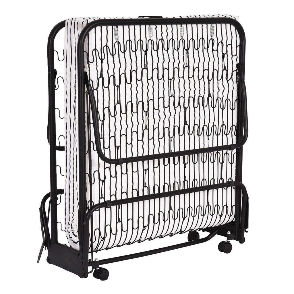 Easy Comfort Folding Guest Bed with 3.7 inch thick Foam Mattress - Deals Kiosk