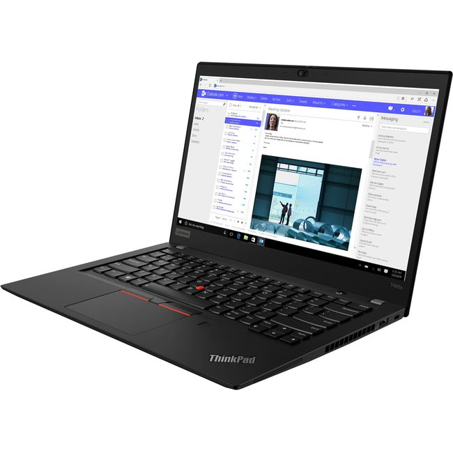 Lenovo ThinkPad T495s 20QJ000AUS 14" Notebook - 1920 x 1080 - Ryzen 5 PRO 3500U - 8 GB RAM - 256 GB SSD - Black - Deals Kiosk