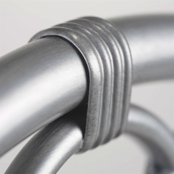 Brushed Silver Metal 30-inch Barstool with Black Microfiber Swivel Seat - Deals Kiosk