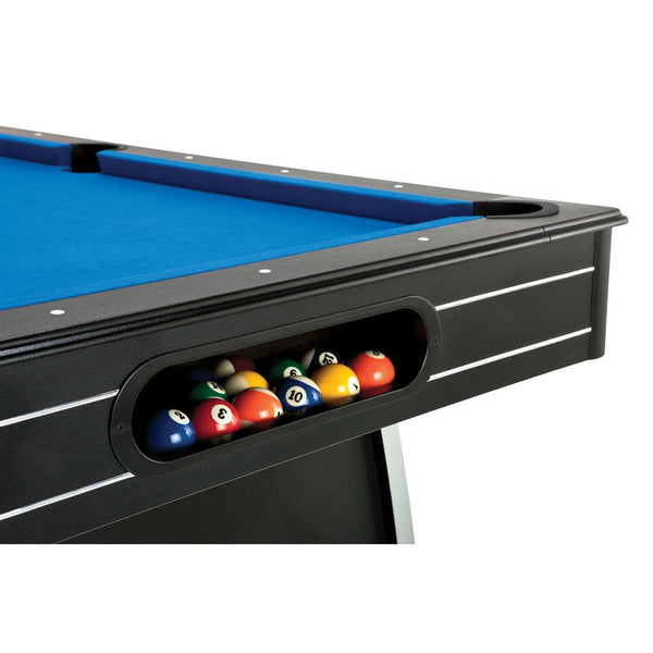 7 Ft Blue Top Pool Table with 2 Cues and Billiard Balls - Deals Kiosk
