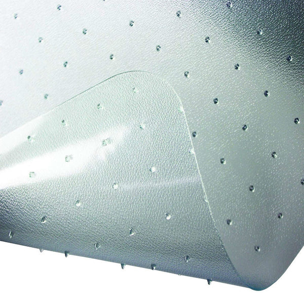 Heavy Duty 47 x 35 inch Chair Mat with Lip for Low to Medium Pile Carpet Floor - Deals Kiosk