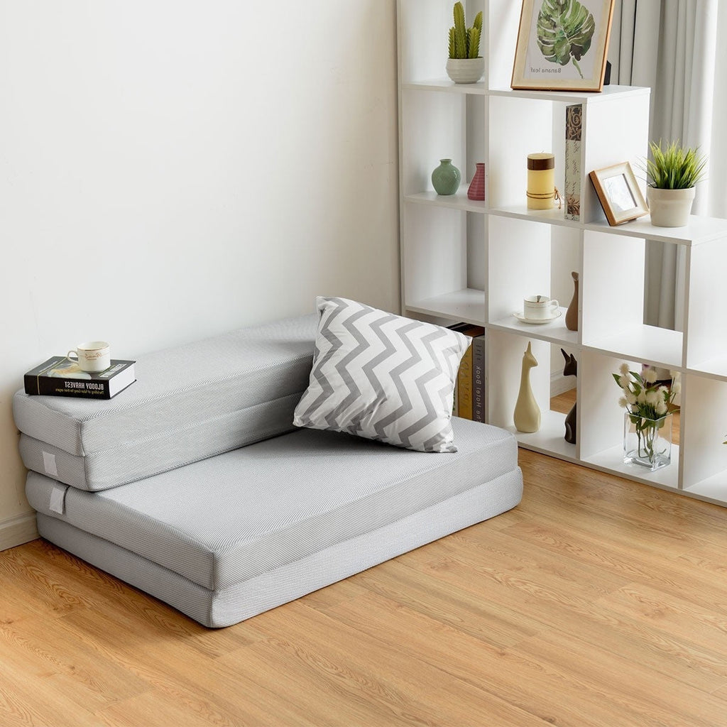 Full XL size 4-inch Thick Folding Sleeper Sofa Mattress Guest Bed - Deals Kiosk