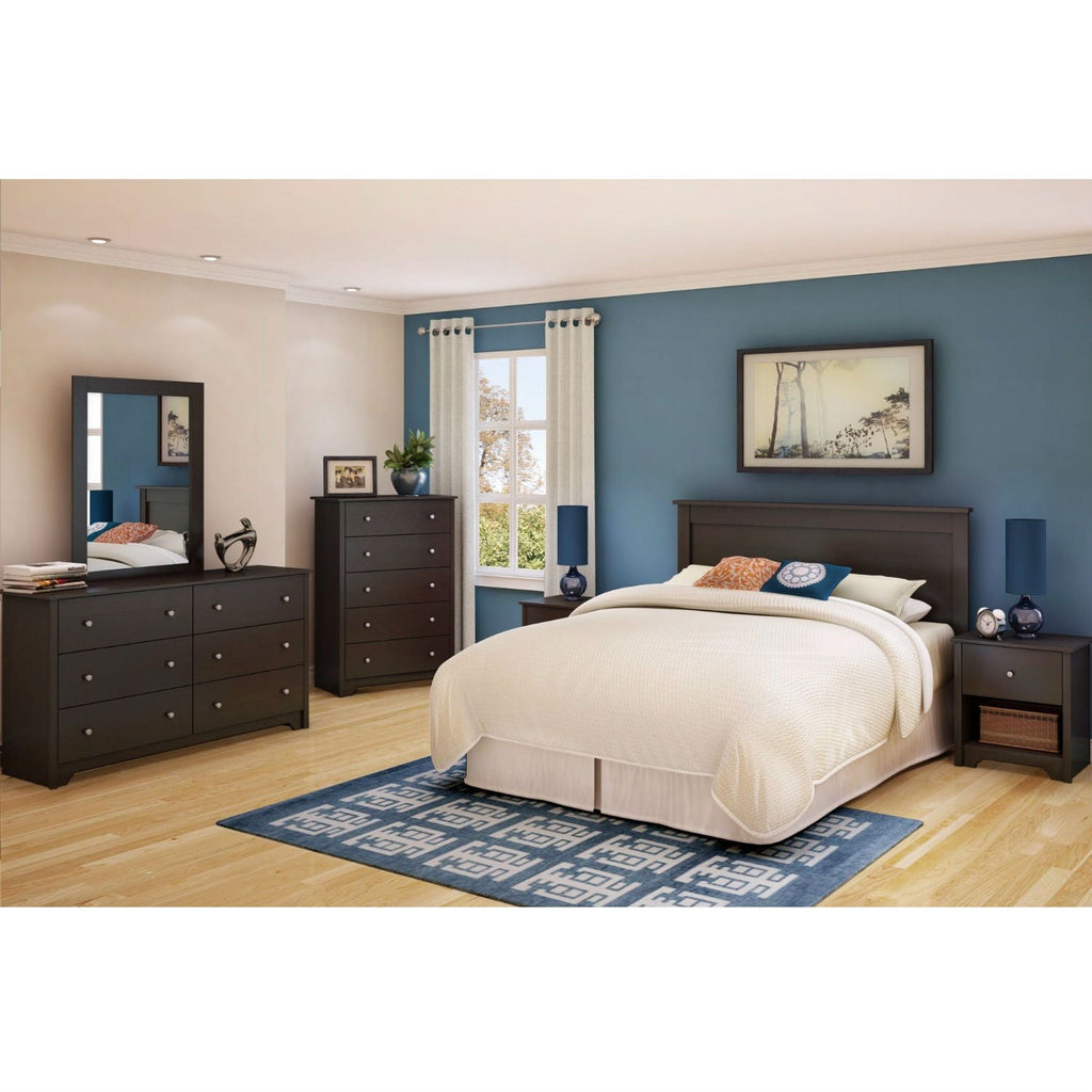 Full / Queen size Headboard in Chocolate Finish - Eco-Friendly - Deals Kiosk