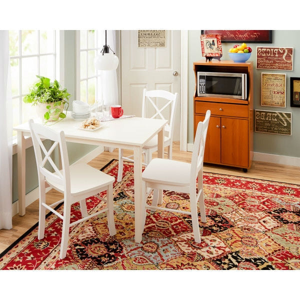 5'3" x 7'3" Area Rug in Red Blue Black Oriental Pattern - Deals Kiosk