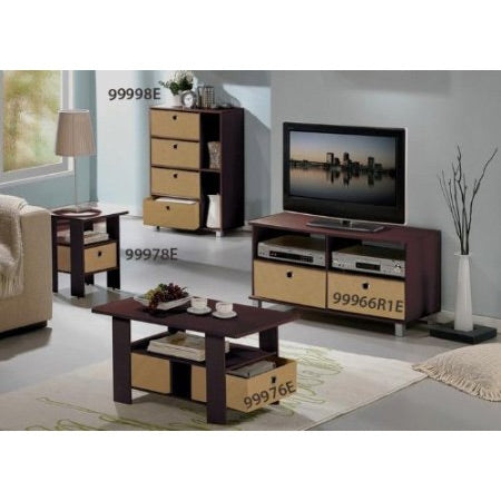 Espresso End Table Nightstand for Bedroom or Living Room - Deals Kiosk