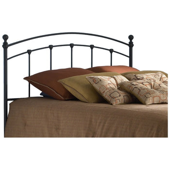Full size Matte Black Metal Headboard - Deals Kiosk
