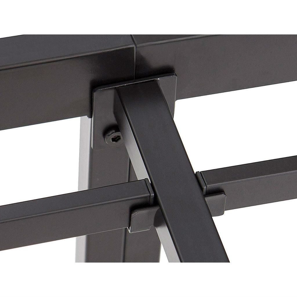 Full size Heavy Duty Black Metal Platform Bed Frame - Deals Kiosk