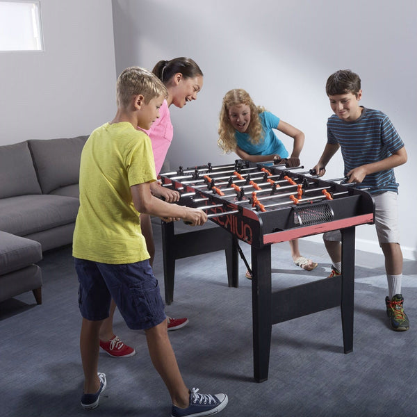 Folding Foosball Table 4-Ft Game Table with 2 Foosballs - Deals Kiosk