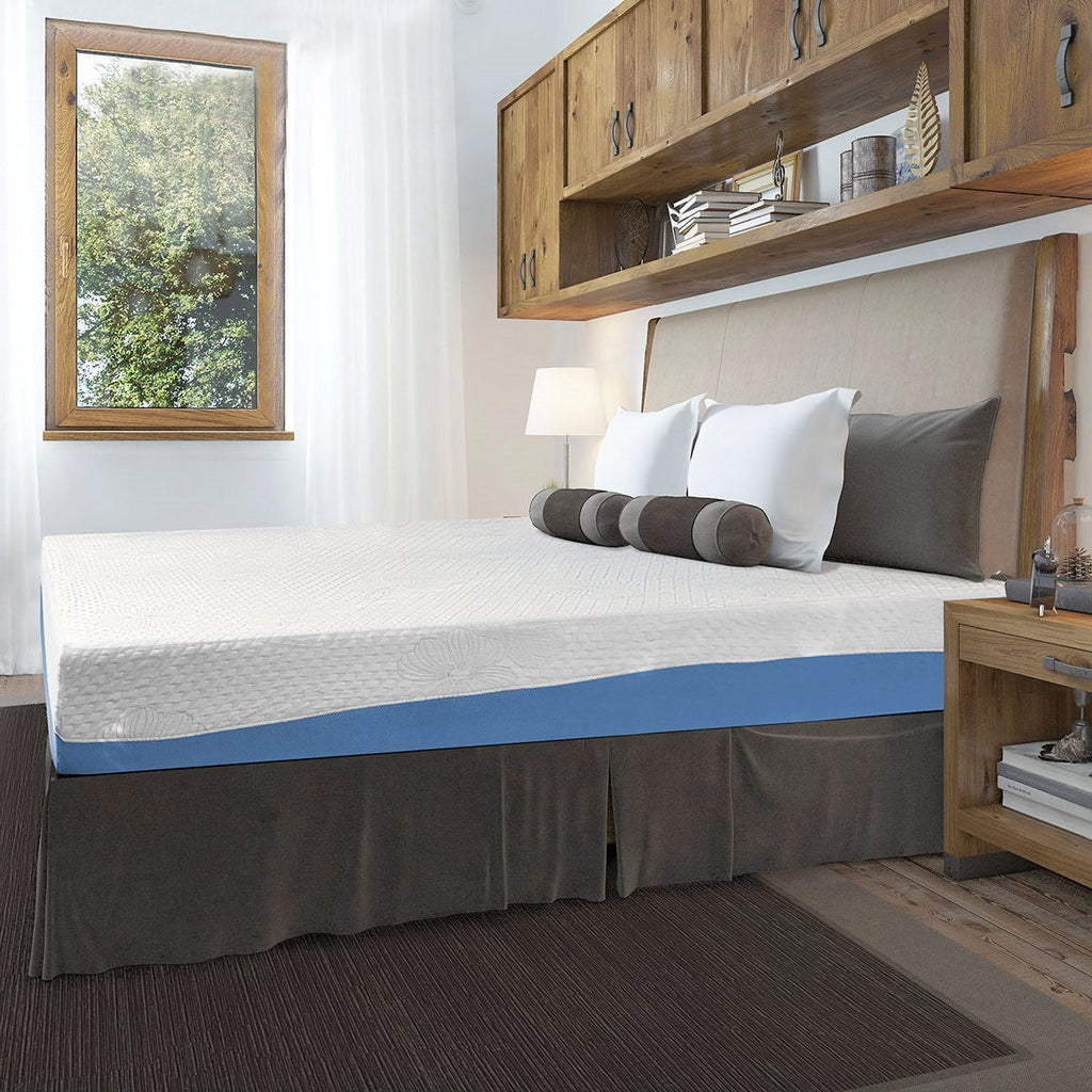 Full size 10-inch Memory Foam Mattress with Gel Infused Comforter Layer - Deals Kiosk