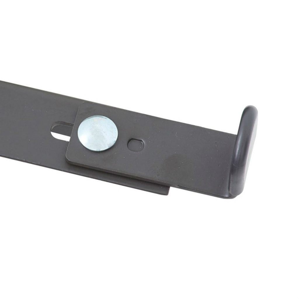 Full size Hotel Style Metal Bed Frame Base with Cherry Wood Floor Panels - Deals Kiosk