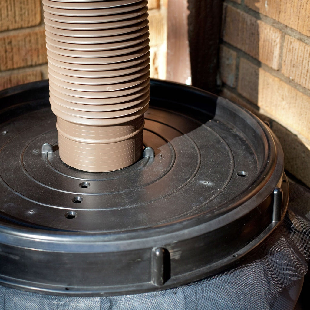 60-Gallon HDPE Food Grade Plastic Rain Barrel with Screw on Cover - Deals Kiosk