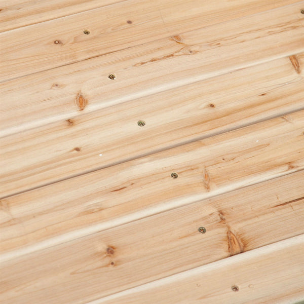 4-Ft Garden Bridge with Railings in Weather Resistant Fir Wood - Deals Kiosk