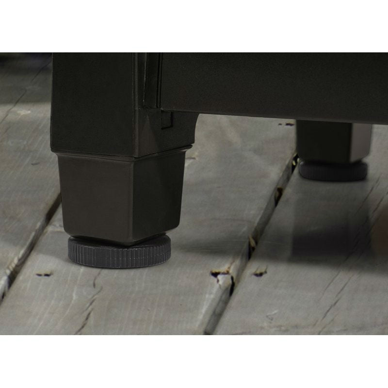 Outdoor Grill Party Caster Bar Serving Cart with Storage Dark Brown - Deals Kiosk