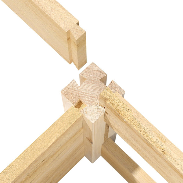 Farmhouse Cedar Wood Raised Garden Bed 4 ft x 12 ft - Made in USA - Deals Kiosk