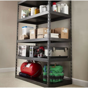 Heavy Duty 48-inch Wide 5-Shelf Metal Shelving Unit - Deals Kiosk