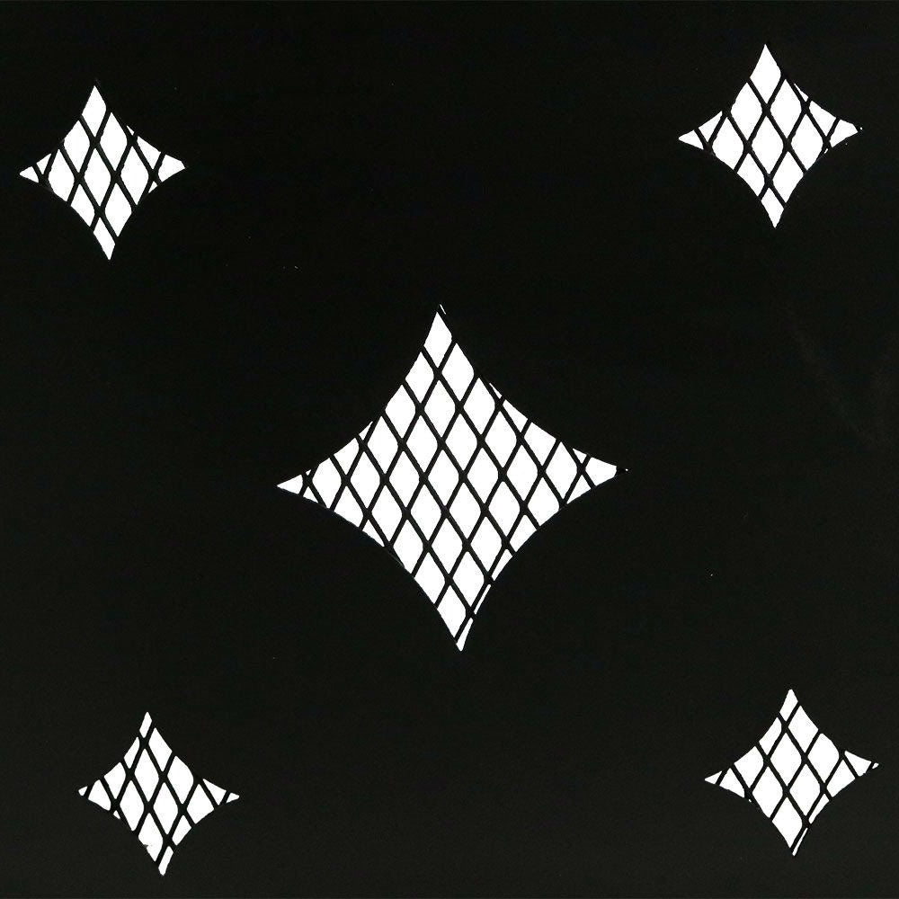 Heavy Duty 36-inch Black Steel Fire Pit Ring with Diamond Pattern - Deals Kiosk