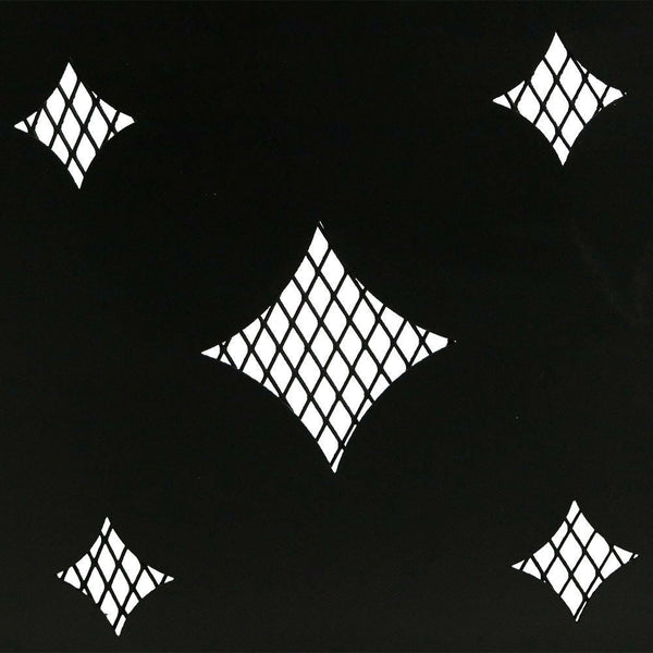 Heavy Duty 36-inch Black Steel Fire Pit Ring with Diamond Pattern - Deals Kiosk