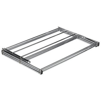 Folding Clothes Drying Rack in Chrome - Air Dry your Laundry - Deals Kiosk