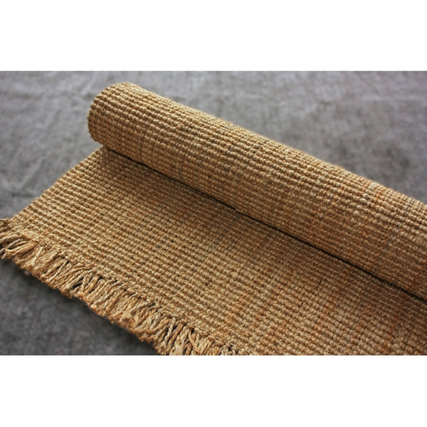 Handmade Eco Natural Fiber Chunky Loop Jute Rug (4' x 6') - Deals Kiosk