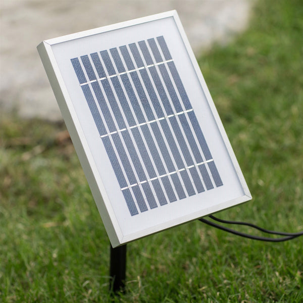 Hexagon Outdoor Water Fountain Bird Bath with Solar Pump - Deals Kiosk