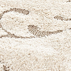 Hand-woven Ultimate Cream/ Beige Shag Rug (5'3 x 7'6) - Deals Kiosk
