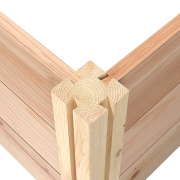 48 in x 16 in Premium Cedar Wood Raised Garden Bed - Made in USA - Deals Kiosk