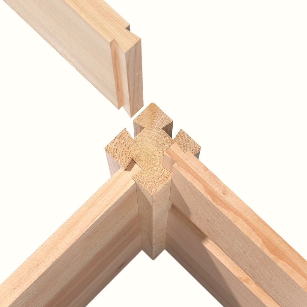 48 in x 16 in Premium Cedar Wood Raised Garden Bed - Made in USA - Deals Kiosk