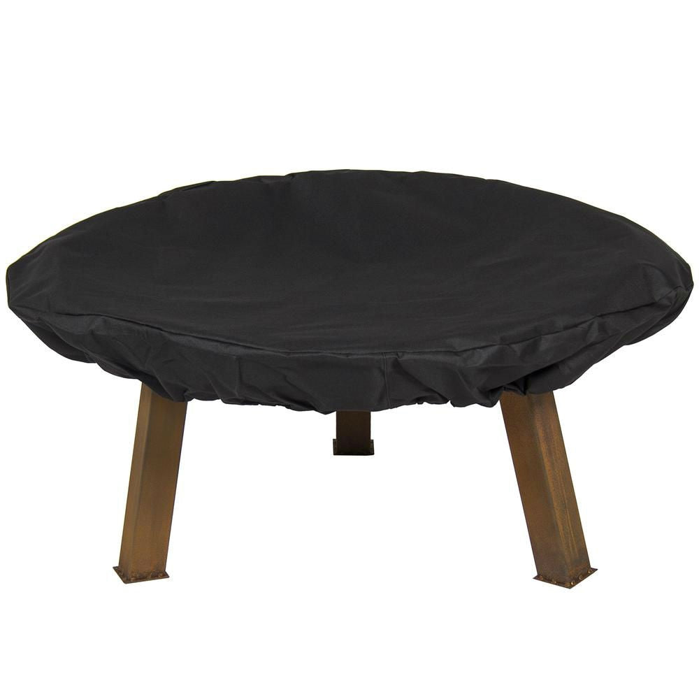 29 Inch Tan Cast Iron Fire Pit Bowl with Cover - Deals Kiosk