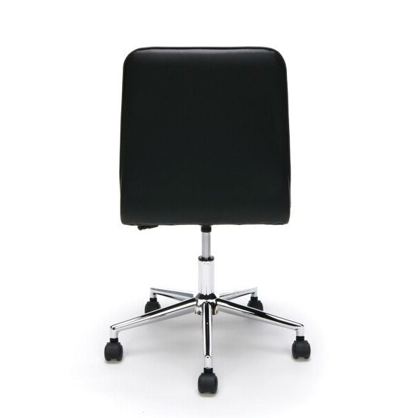 Black Upholstered Lumbar Support Heavy Duty Conference Chair - Deals Kiosk