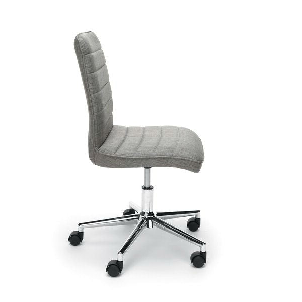 Gray Upholstered Lumbar Support Heavy Duty Conference Chair - Deals Kiosk