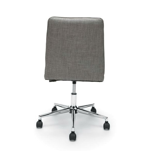 Gray Upholstered Lumbar Support Heavy Duty Conference Chair - Deals Kiosk