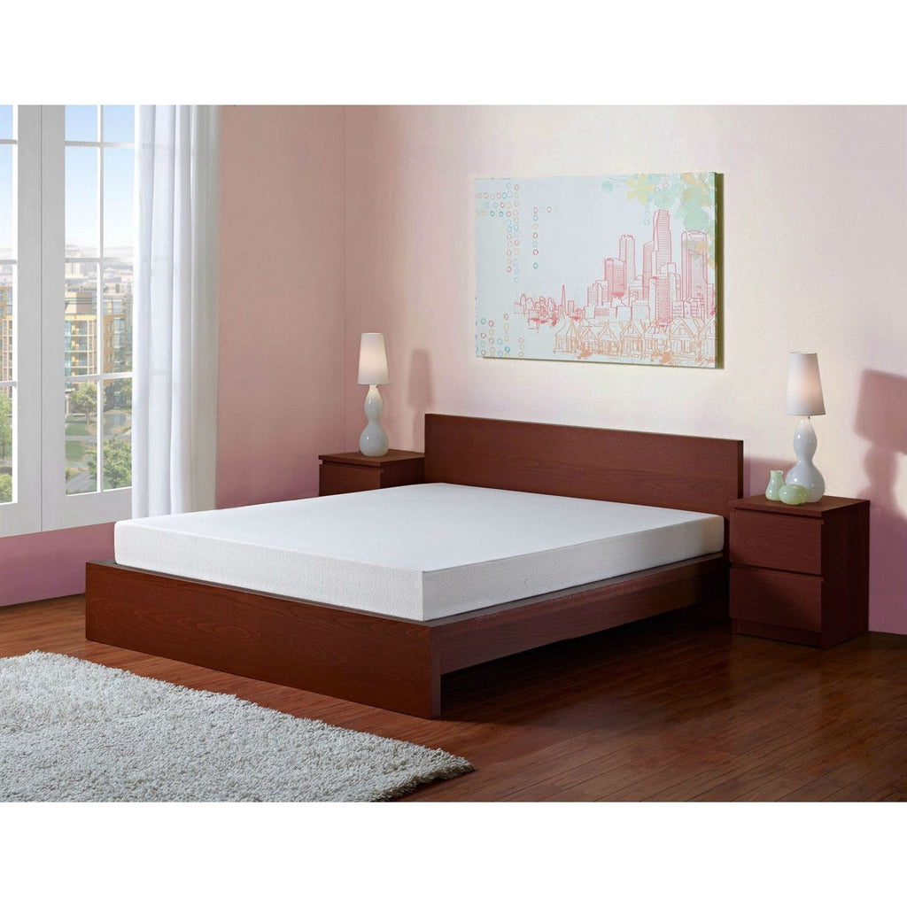 King size 6-inch Memory Foam Mattress with Soft Knit Fabric Cover - Deals Kiosk