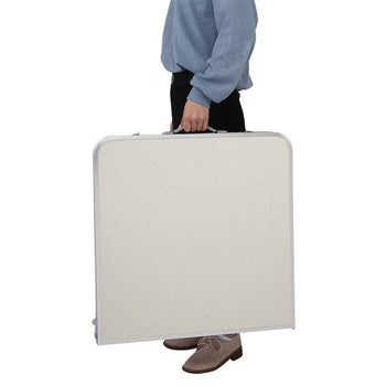 Multipurpose Indoor/Outdoor Lightweight Folding Table with Carry Handle - Deals Kiosk