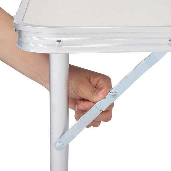 Multipurpose Indoor/Outdoor Lightweight Folding Table with Carry Handle - Deals Kiosk