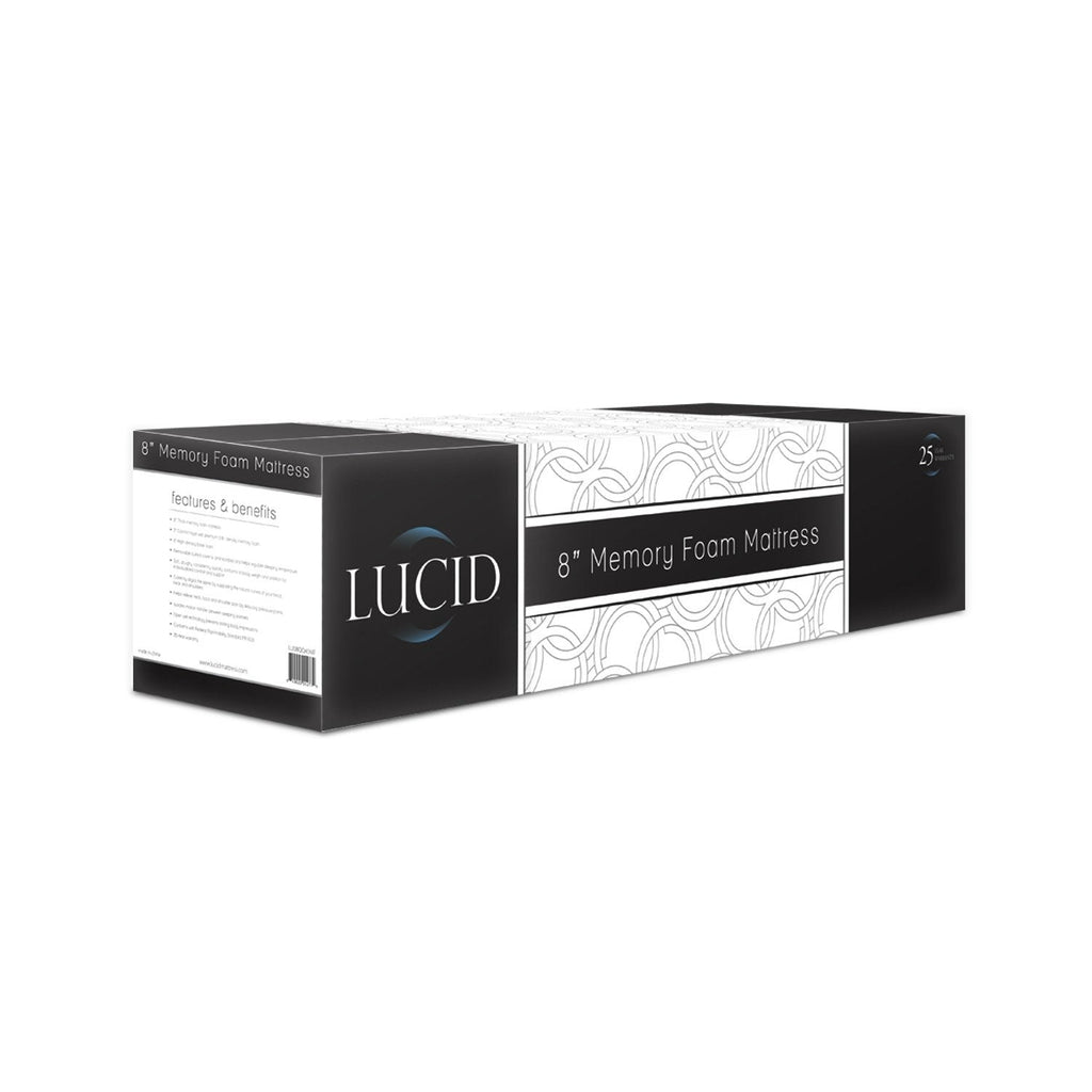 California King size 8-inch Thick Memory Foam Mattress - 25-year Warranty - Deals Kiosk