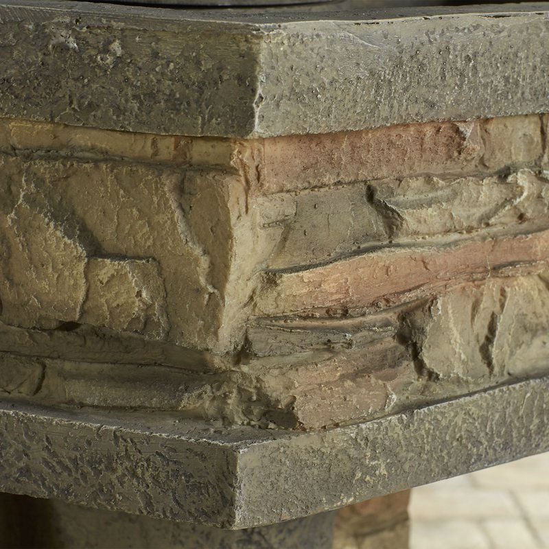 Indoor / Outdoor Water Fountain with Bronze Hued Lion Head - Deals Kiosk