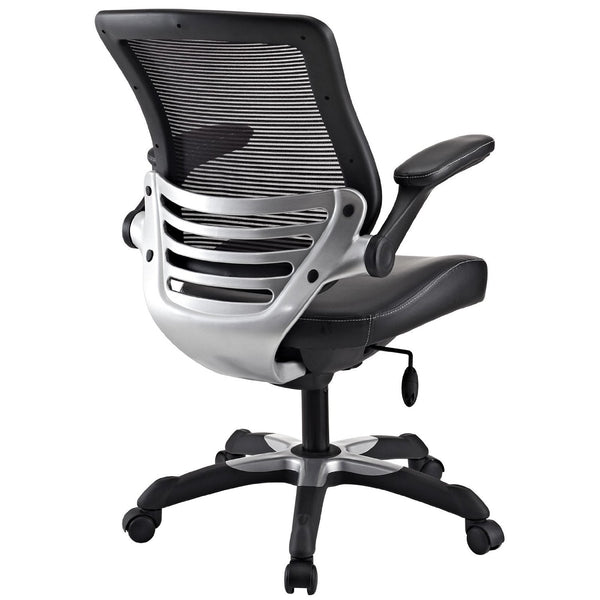 Modern Black Mesh Back Ergonomic Office Chair  with Flip-up Arms - Deals Kiosk