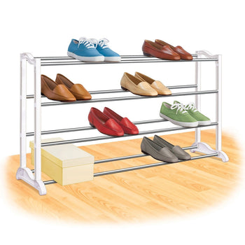4-Tier Shoe Rack - Holds up to 20 Pair of Shoes - Deals Kiosk