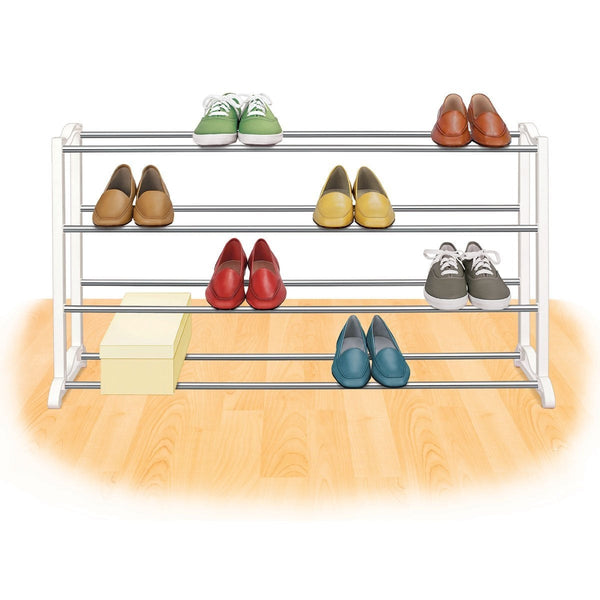 4-Tier Shoe Rack - Holds up to 20 Pair of Shoes - Deals Kiosk