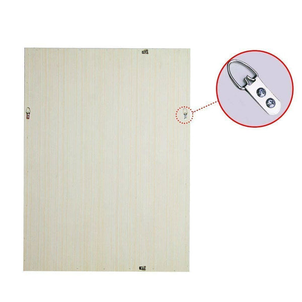 Large 38 x 26 inch Bathroom Wall Mirror with Baroque Style Silver Wood Frame - Deals Kiosk