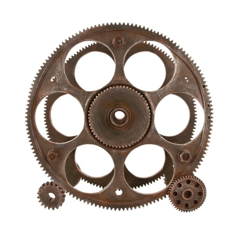 Industrial Assembled 6 Bottle Tabletop Wine Bottle Rack - Deals Kiosk