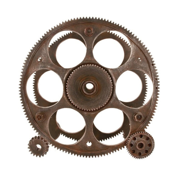 Industrial Assembled 6 Bottle Tabletop Wine Bottle Rack - Deals Kiosk